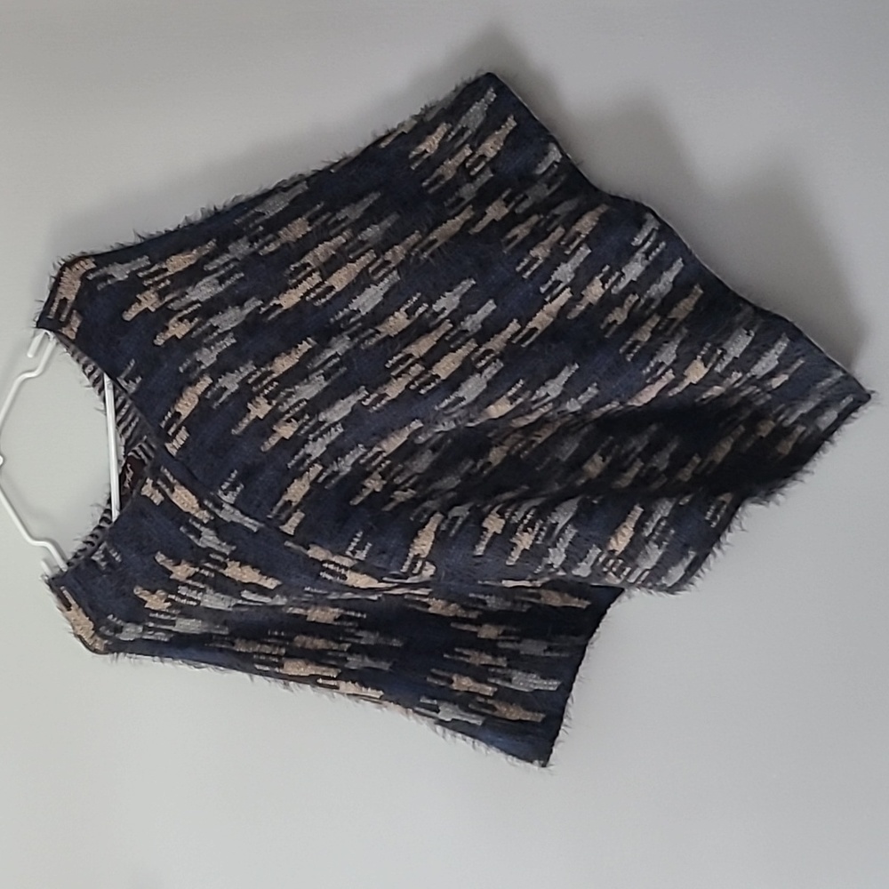 Patterned Poncho Shawl Eyeful